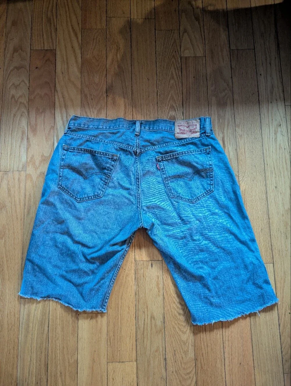 Levi's Light Blue Cut-Off Denim Shorts
